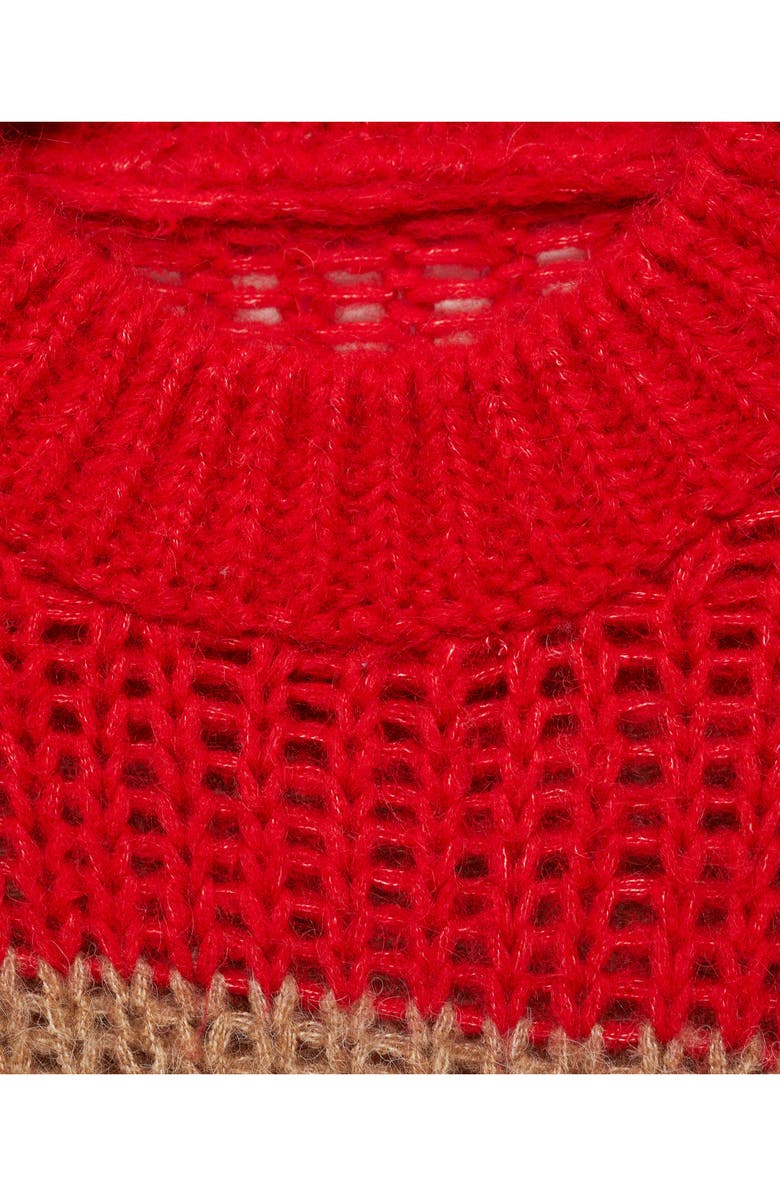 MANGO Candice Stripe Crewneck Sweater, Alternate, color, 