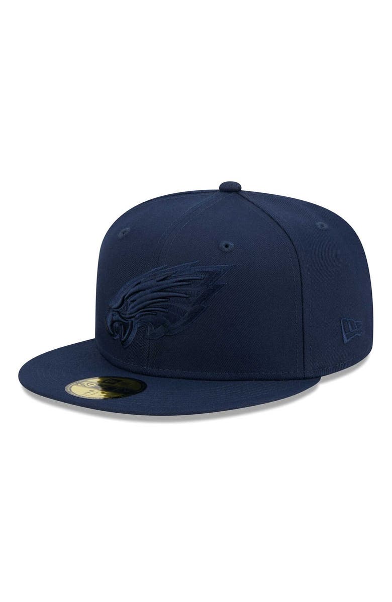 New Era Men's New Era  Navy Philadelphia Eagles Color Pack 59FIFTY Fitted Hat, Main, color, 
