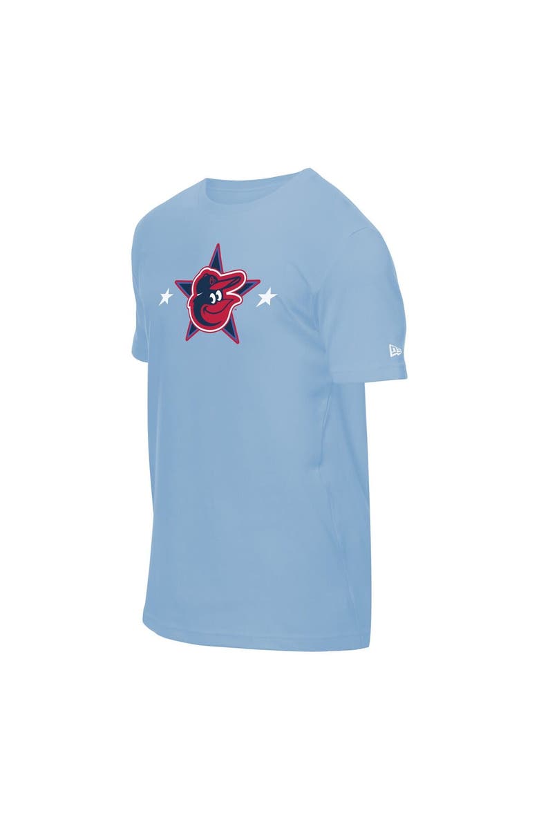 New Era Men's New Era Light Blue Baltimore Orioles 2025 MLB All-Star Game Workout T-Shirt, Alternate, color, Light Blue