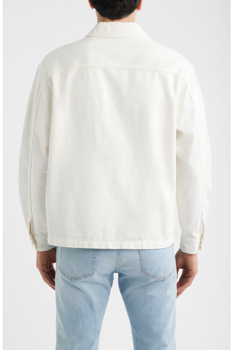 Cotton Blend Shirt Jacket, Alternate, color, NATURAL