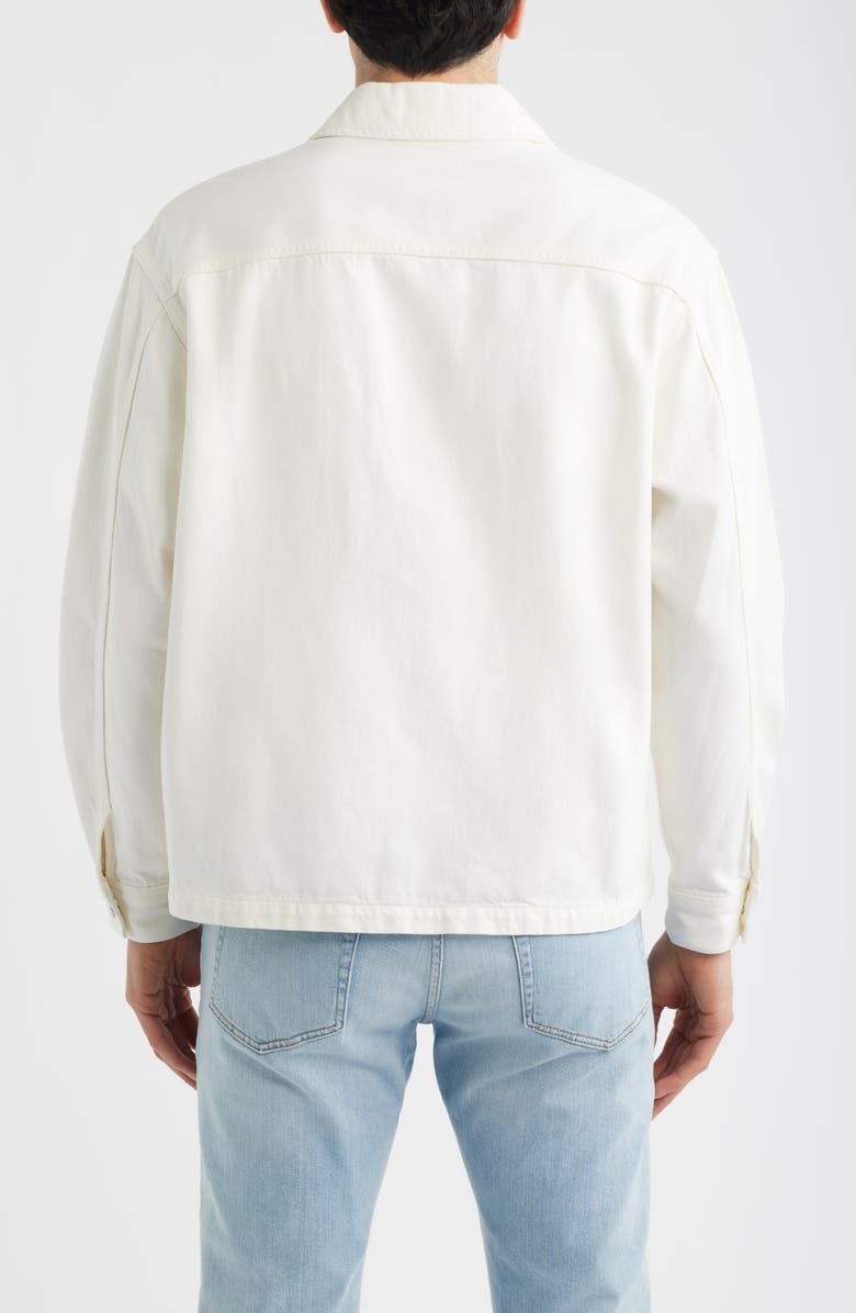FRAME Cotton Blend Shirt Jacket, Alternate, color, Natural