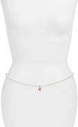 VIDAKUSH Freshwater Pearl Hibiscus Belly Chain
