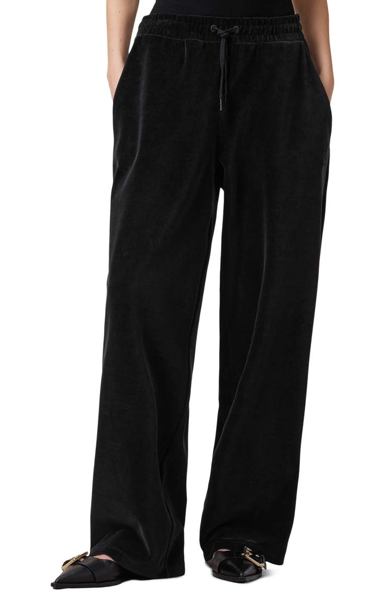 AllSaints Vin Velvet Sweatpants, Main, color, 