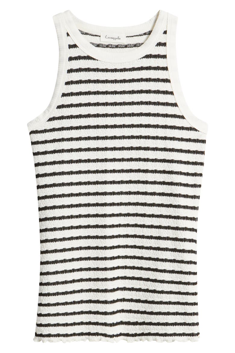 Stripe Tank, Alternate, color, BLACK/ NAT