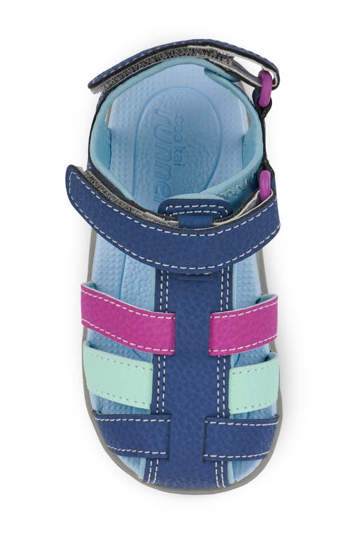 See Kai Run Kids' Paley Ii Water Friendly Sandal In Dark Blue