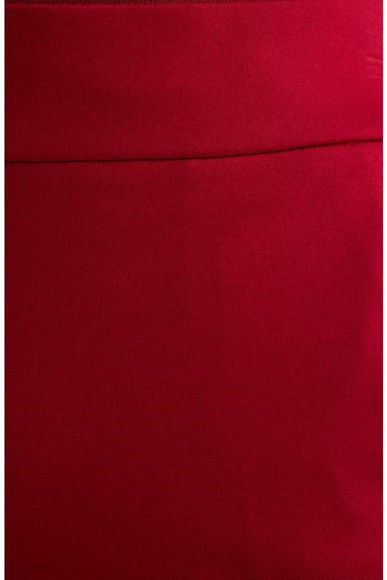 Slash Pocket Crepe Pull-On Pants, Alternate, color, TITIAN RED