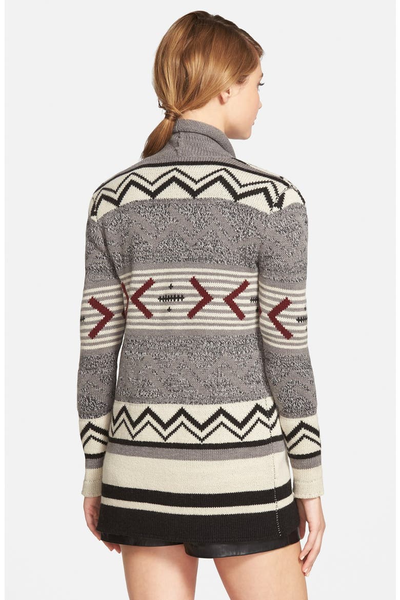 'Sequoia' Open Cardigan, Alternate, color, MEDIUM HEATHER GREY