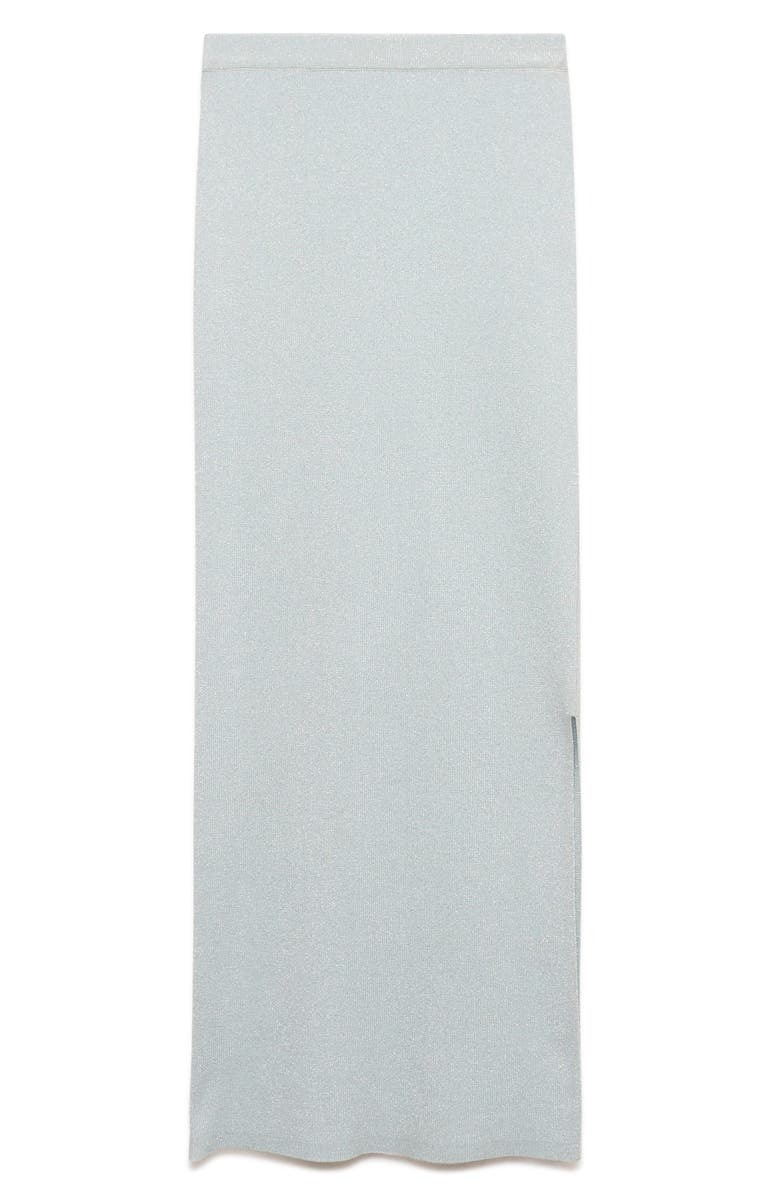 MANGO TEEN Maxi Sweater Skirt, Main, color, Mint Green