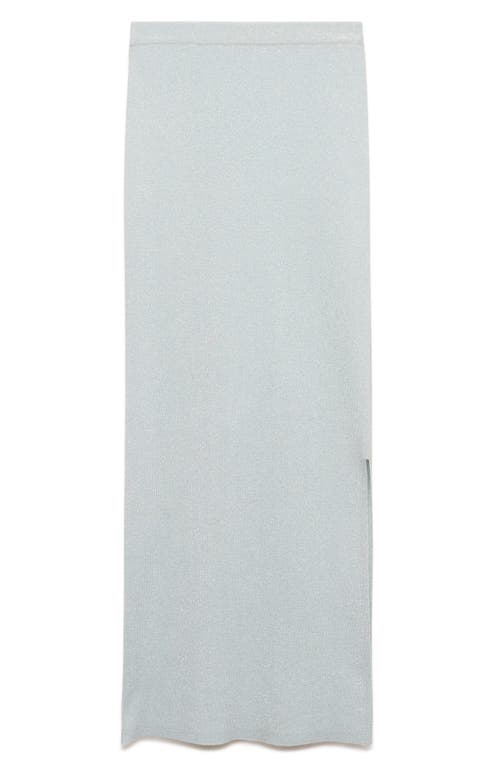 Mango Teen Maxi Sweater Skirt In Green