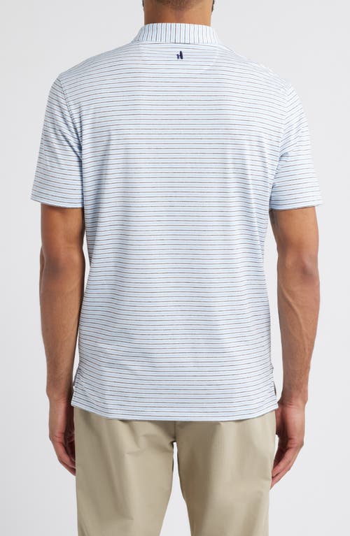 Johnnie-o Vik Stripe Prep-formance Polo In Navy