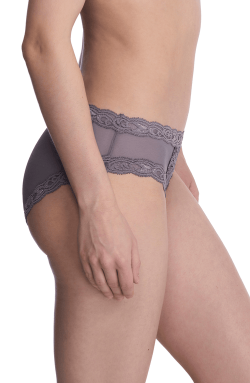 Natori Feathers Lace Hipster