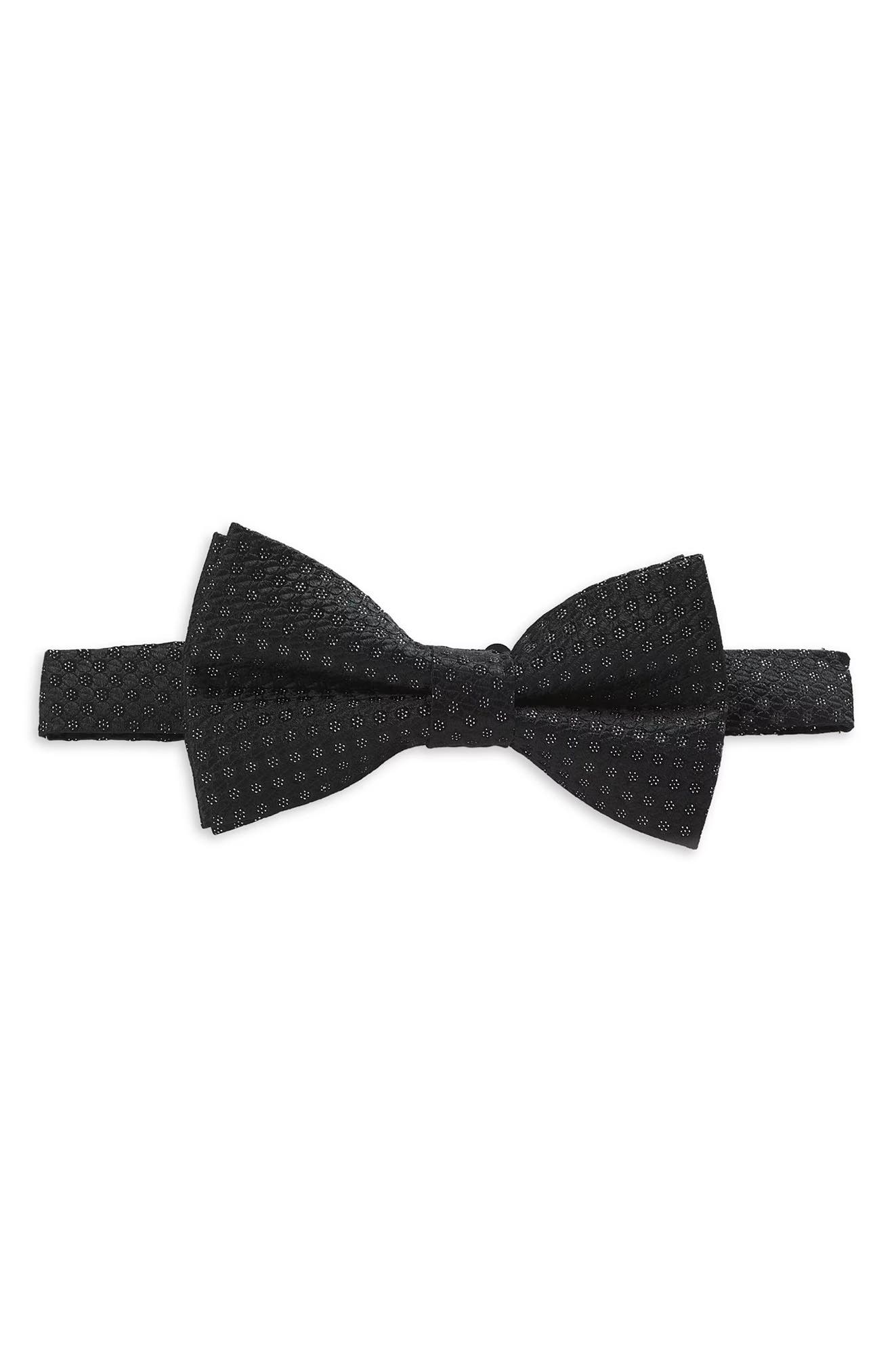 KARL LAGERFELD Floral Pre-Tied Bow Tie