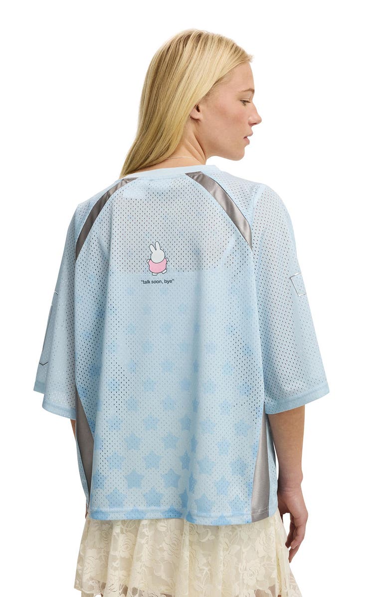 Cotton On Women's Lcn V Neck Regular Cropped Graphic Tee New, Alternate, color, Lcn Mif Miffy Star Seaside