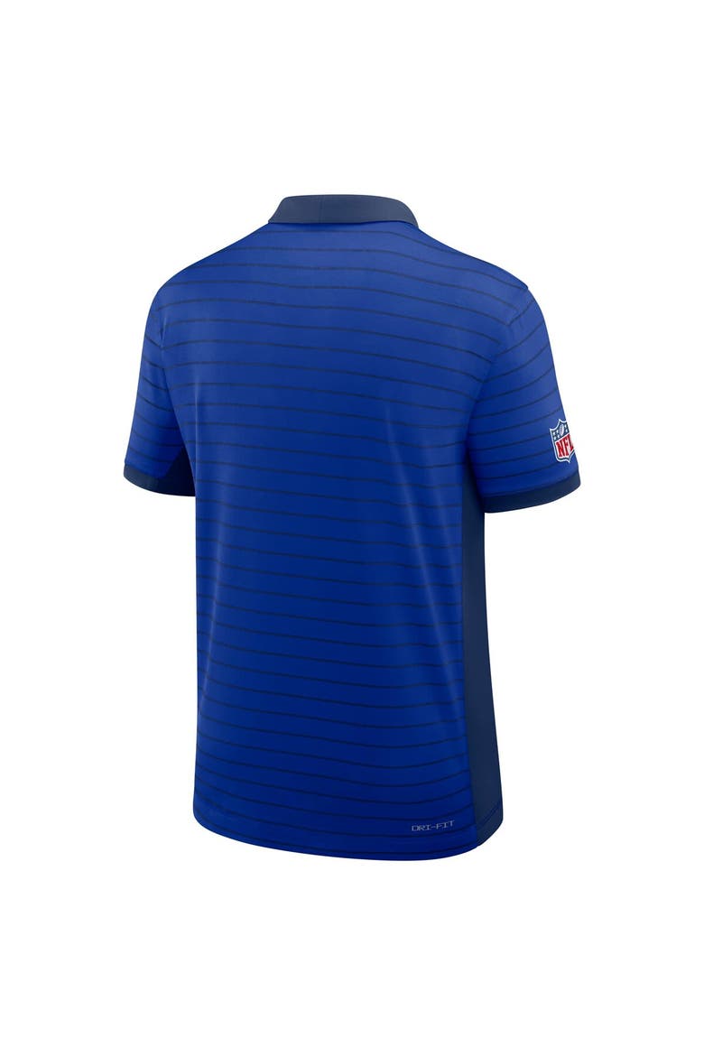 Men's Nike Royal Buffalo Bills Sideline Victory Stripe Performance Polo, Alternate, color, Royal