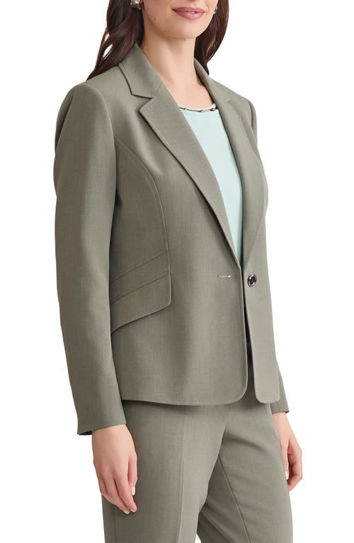 Kasper One-button Blazer In Gray