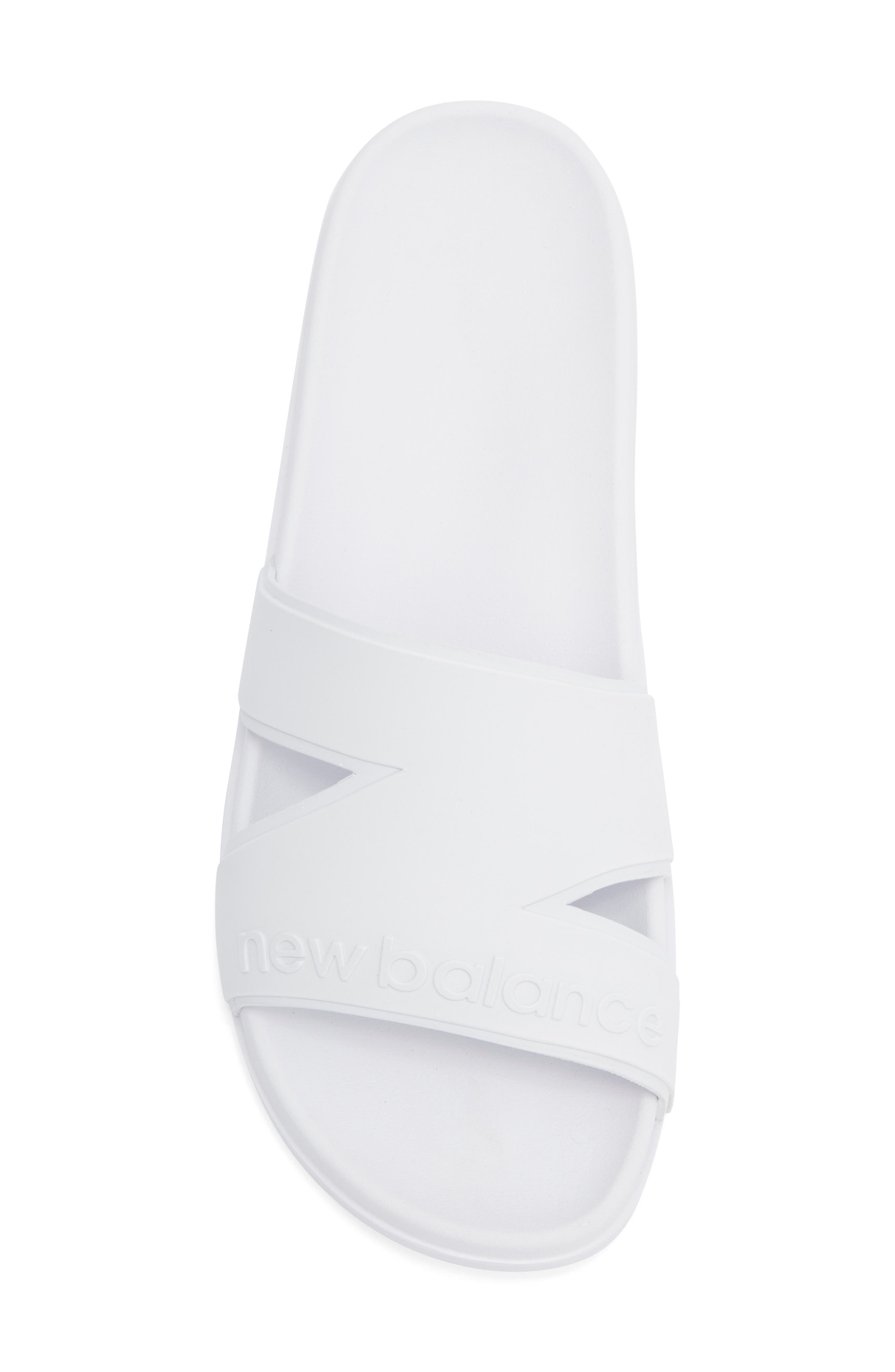 New Balance 20s Slide Sandal, Alternate, color, White