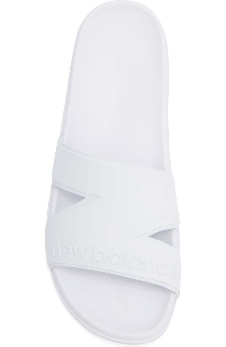 New Balance 20s Slide Sandal, Alternate, color, White