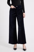 FRAME Le Slim Palazzo Velveteen Pants