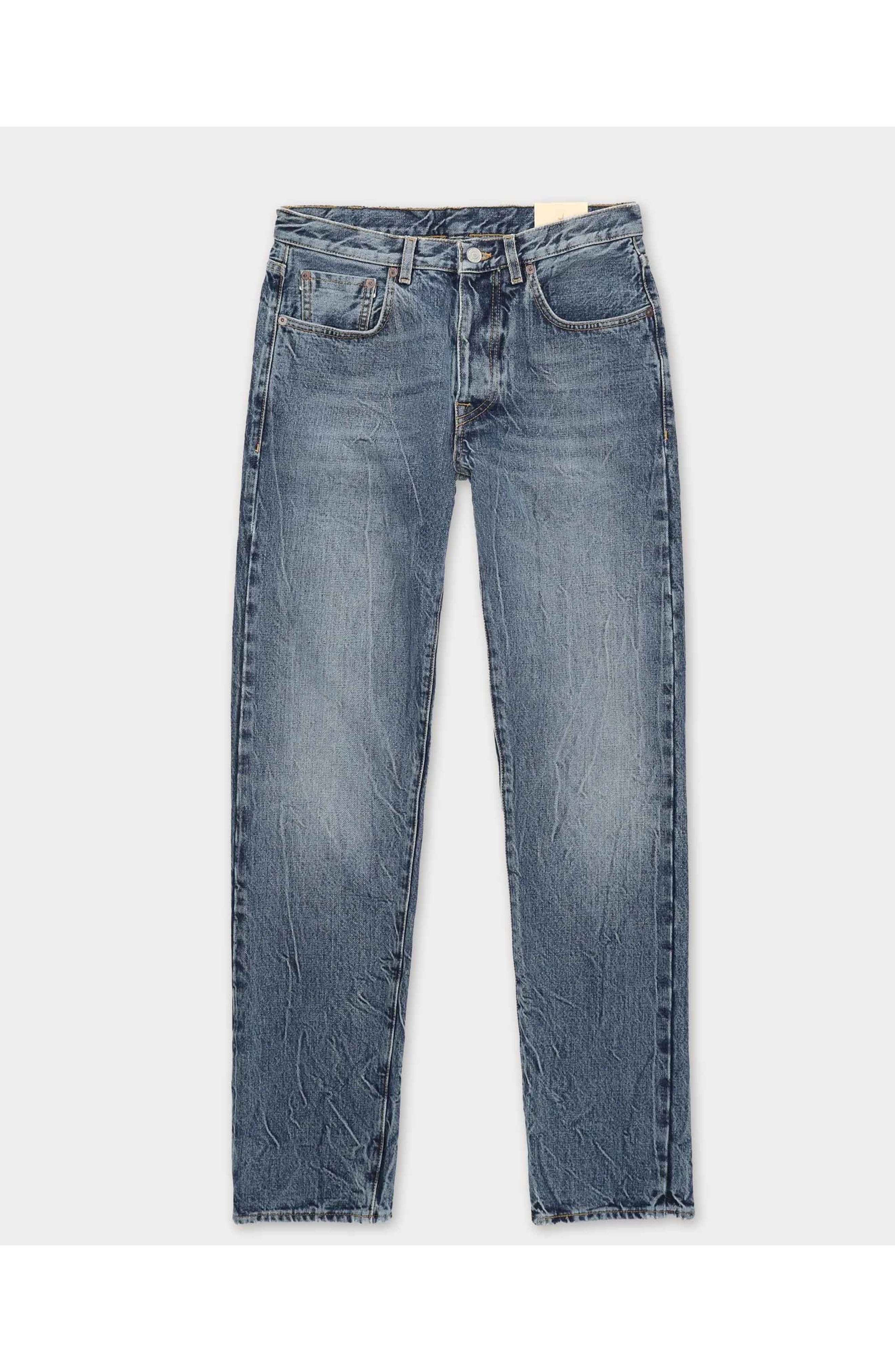 965 John Japan Selvedge with Matte silver metal rivet Regular Fit Denim Pants - image 3