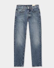 Fortela 965 John Japan Selvedge with Matte silver metal rivet Regular Fit Denim Pants