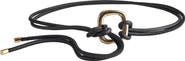 Madewell Sculpted Buckle Leather Tie Belt