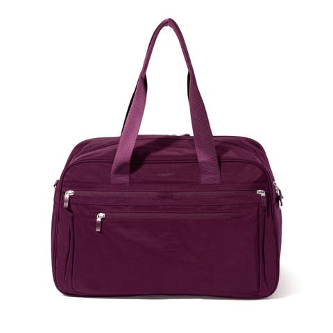 Purple weekender bag best sale