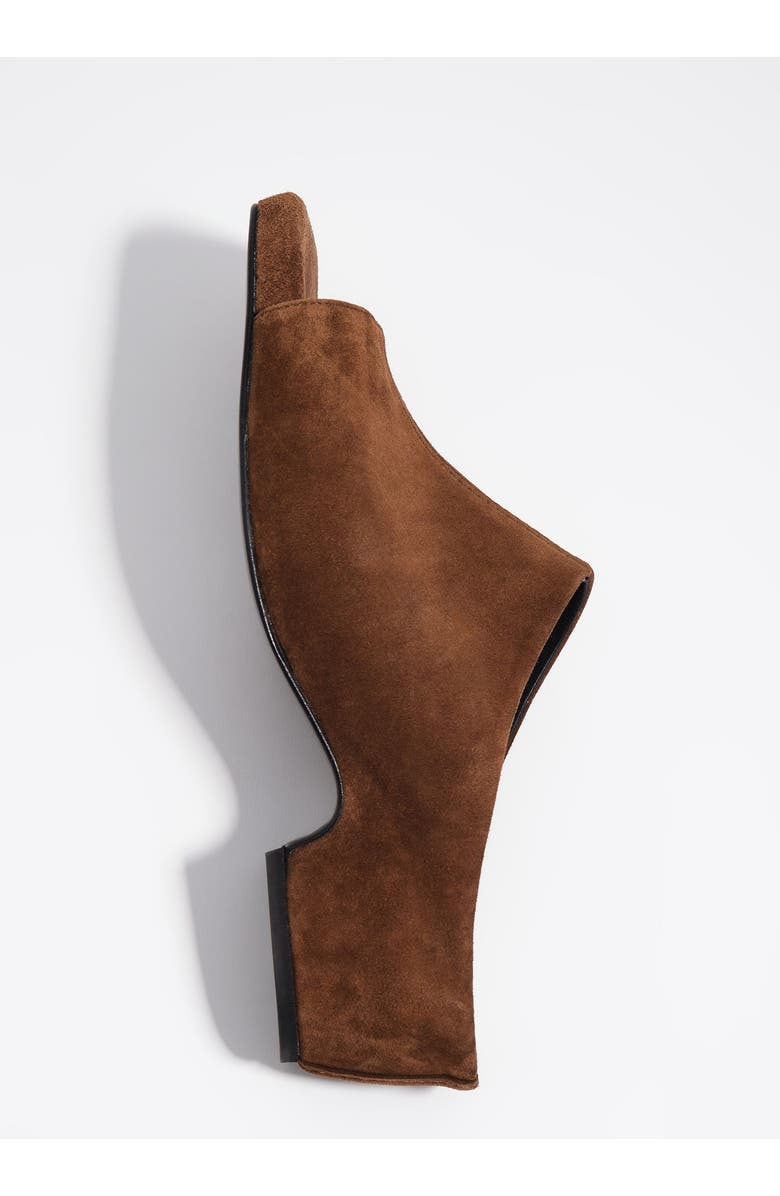 Bimba y Lola Suede Heeled Sandal, Alternate, color, Chocolate