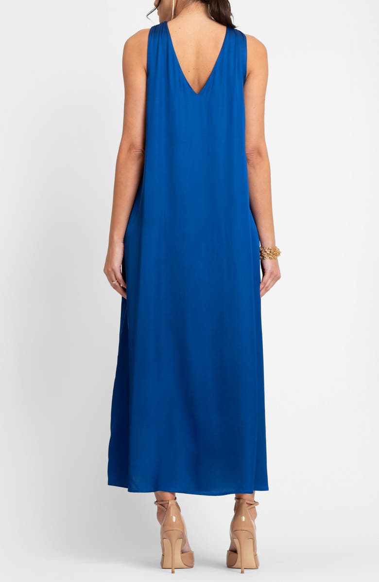 Seraphine Convertible Satin Maternity Maxi Dress, Alternate, color, 