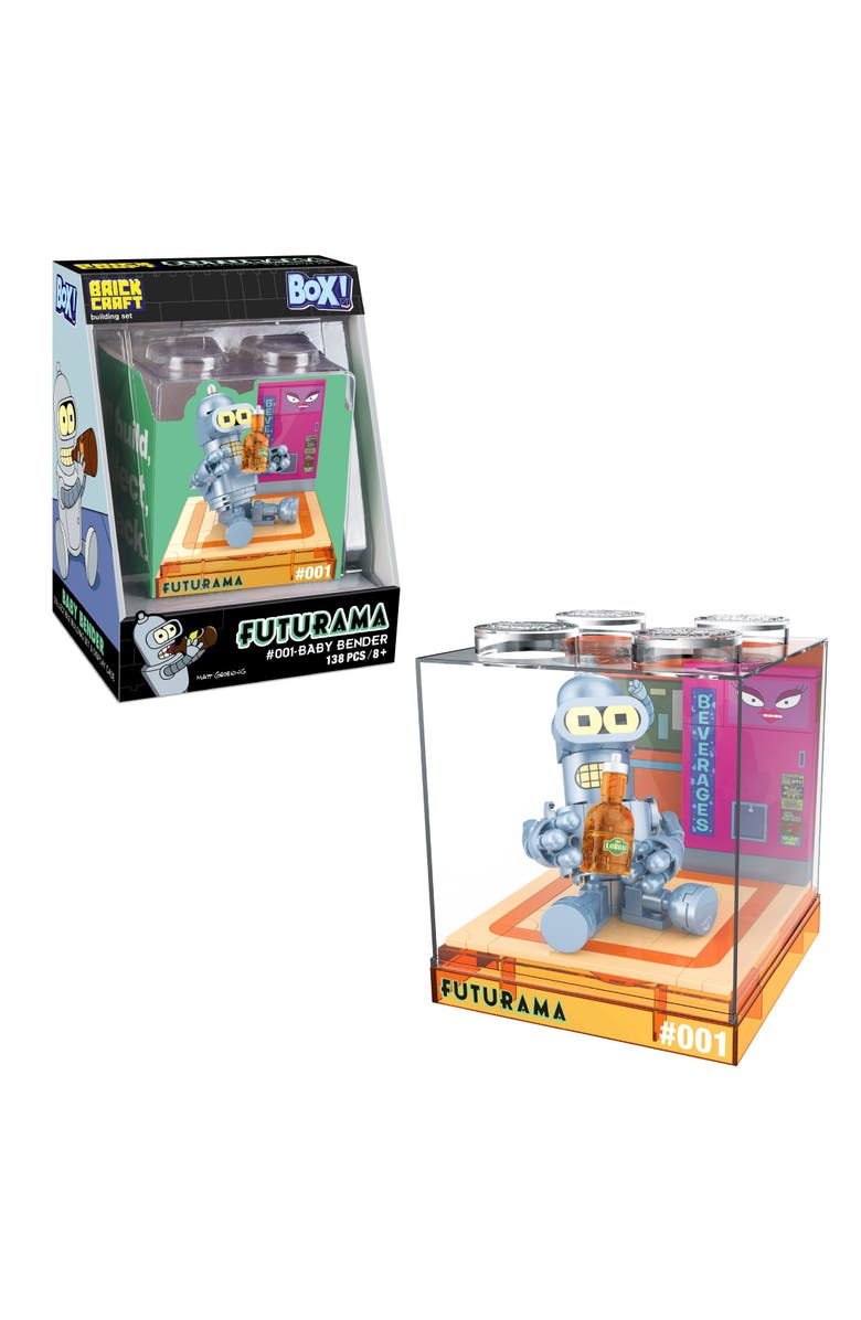 Brickcraft Futurama Baby Bender BOX! #001 Building Set, Main, color, Black