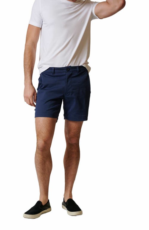 Leisure Lab Stretch Cotton Chino Shorts In Animal Print