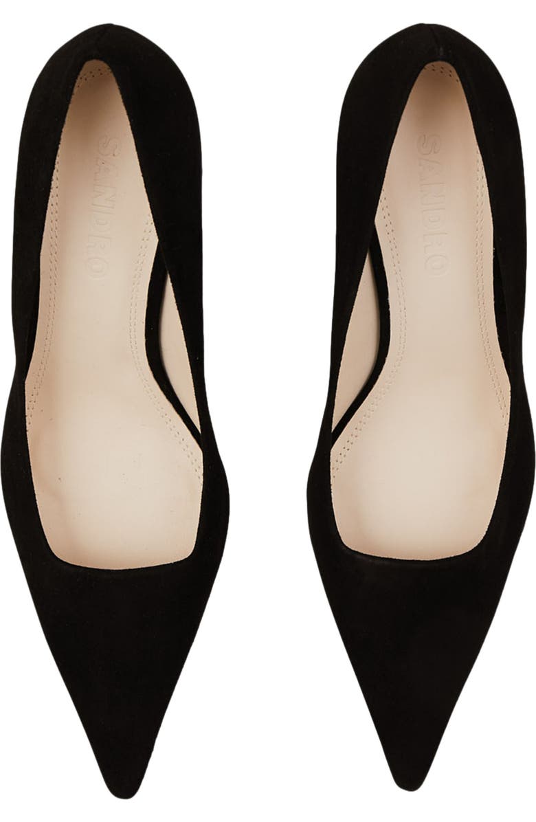 SANDRO Suede pumps, Alternate, color,