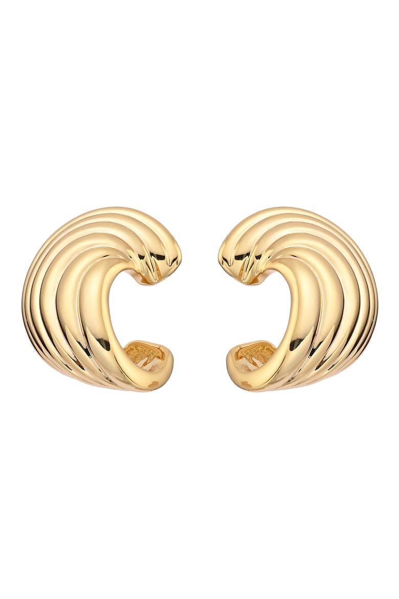 Mireya Stud Earrings, Alternate, color, GOLD