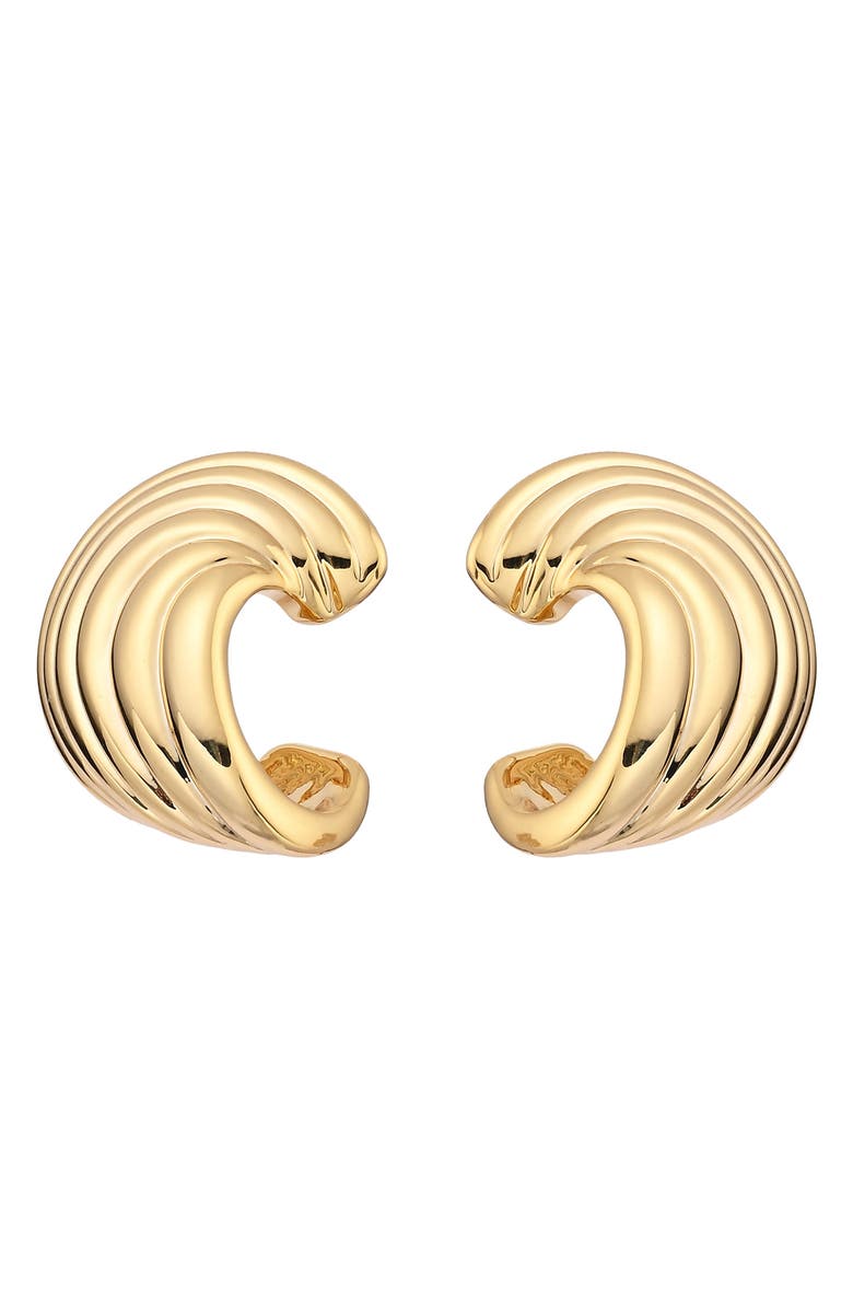 EYE CANDY LOS ANGELES Mireya Stud Earrings, Alternate, color, Gold