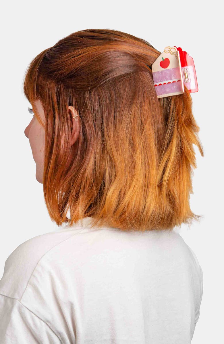 doiy Cake Claw Clip, Alternate, color, Pink