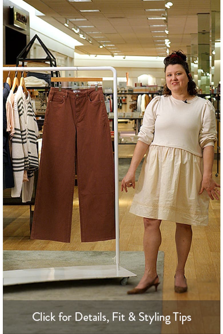 Anessa High Waist Wide Leg Jeans video