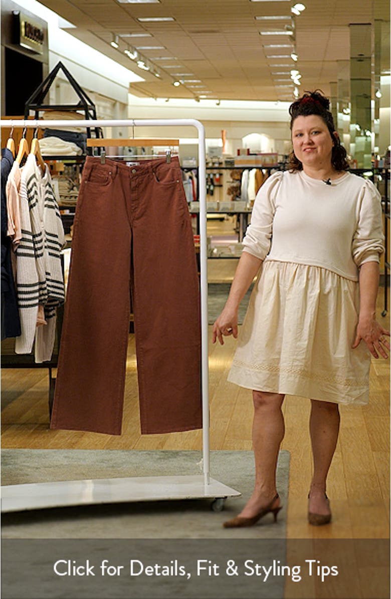 Anessa High Waist Wide Leg Jeans, sales video thumbnail