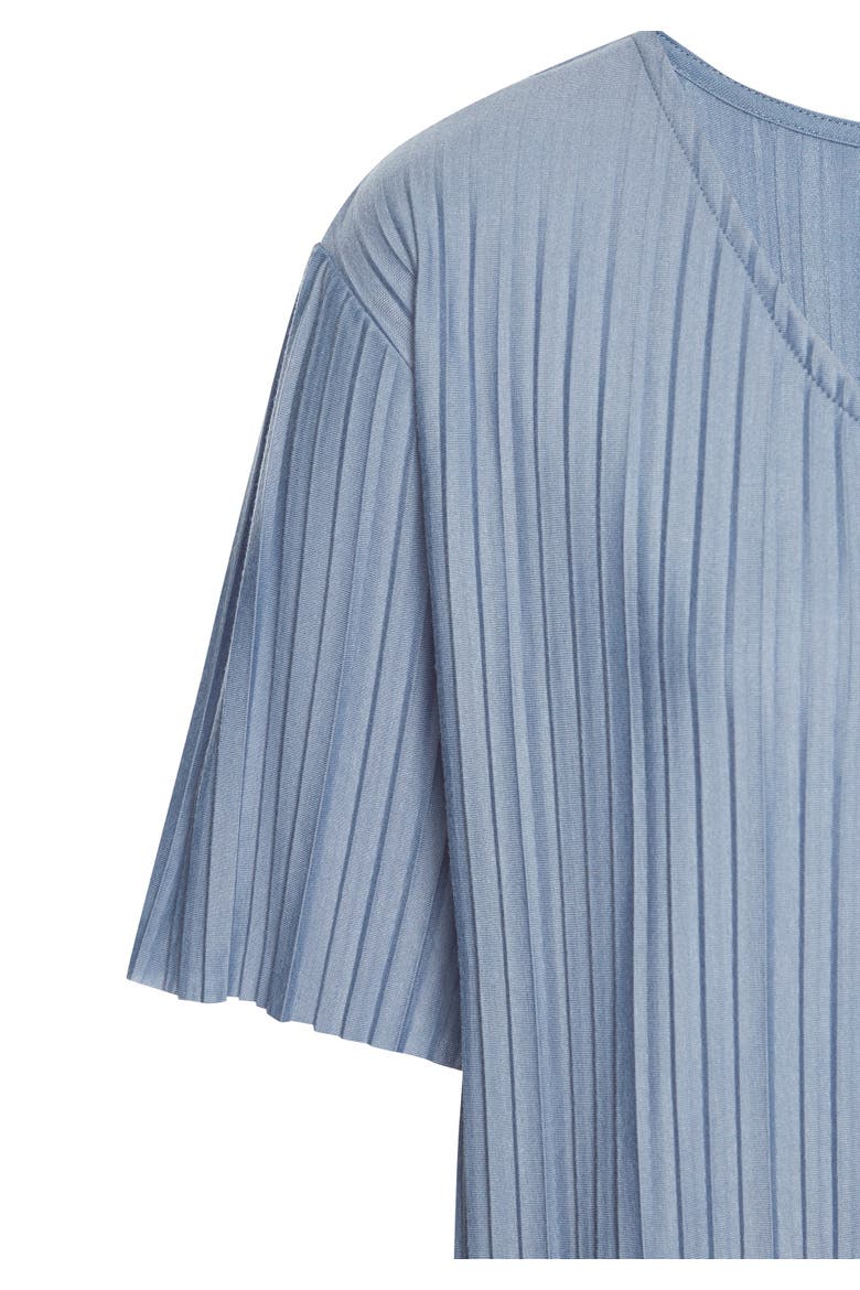 Oversized Pleated Top, Alternate, color, Light Blue