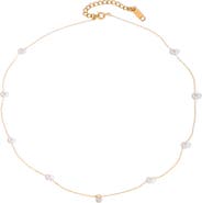 LA MENO Dainty Imitation Pearl Necklace