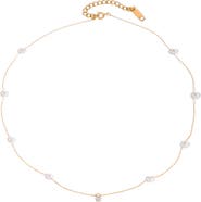 LA MENO Dainty Imitation Pearl Necklace