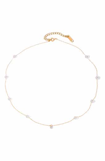 Dainty Imitation Pearl Necklace