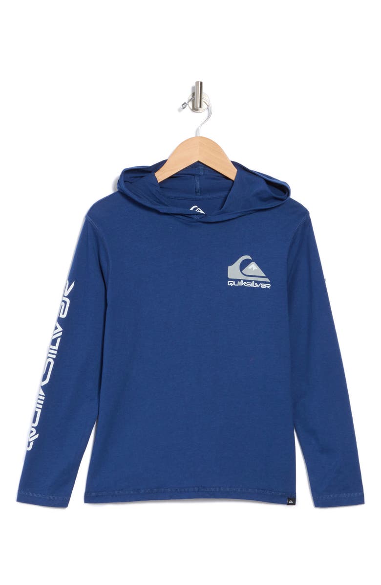 Quiksilver Kids' Graphic Print Hoodie Top, Main, color, 