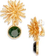 Karine Sultan Starburst Clip-On Drop Earrings