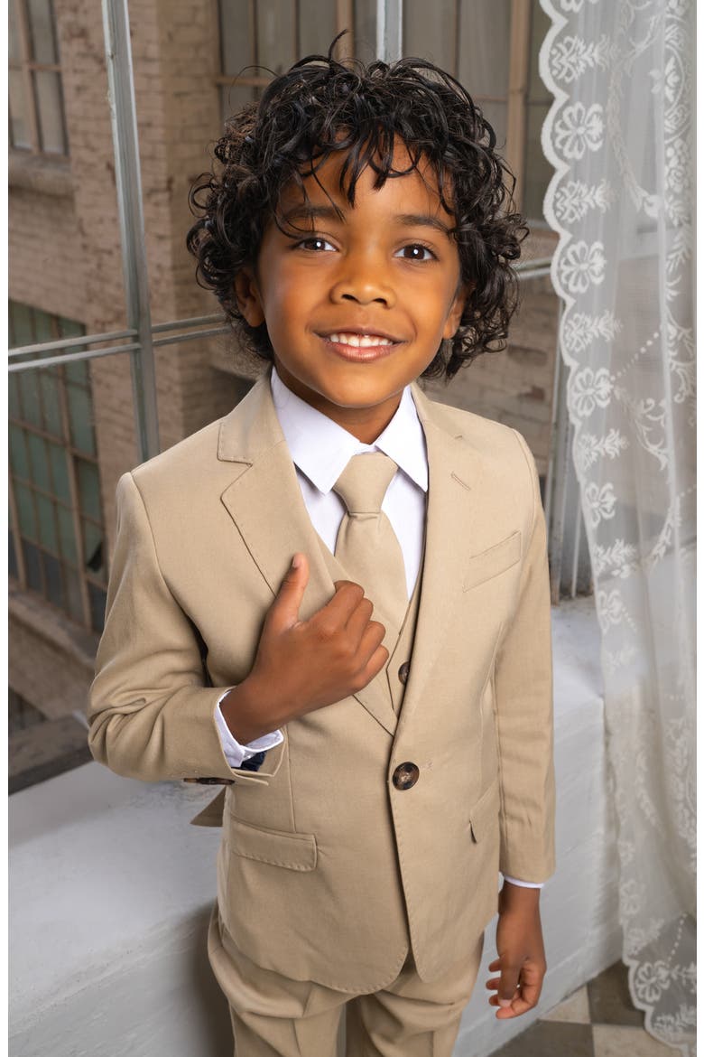 Kids' Ramses Five-Piece Suit, Alternate, color, SAHARA SAND