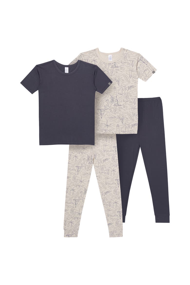 Snug Fitting Pajama Sets, Main, color, Maine Coast