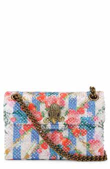 Kurt Geiger London Mini Kensington Crystal Embellished Fabric Crossbody Bag