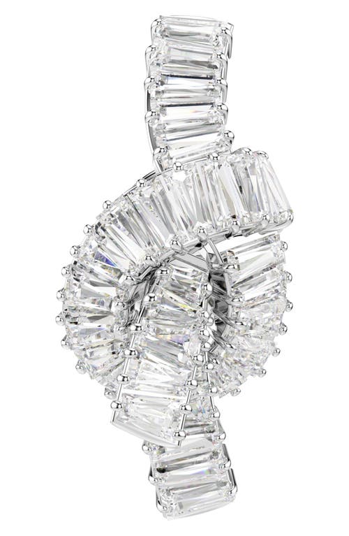 Swarovski Matrix Tack Knot Drop Earrings