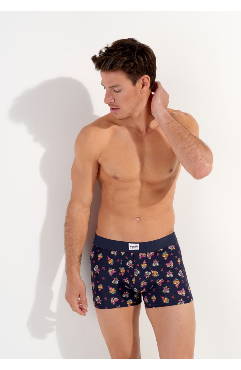 HOM Love Story Boxer Briefs, Alternate, color, Navy Print