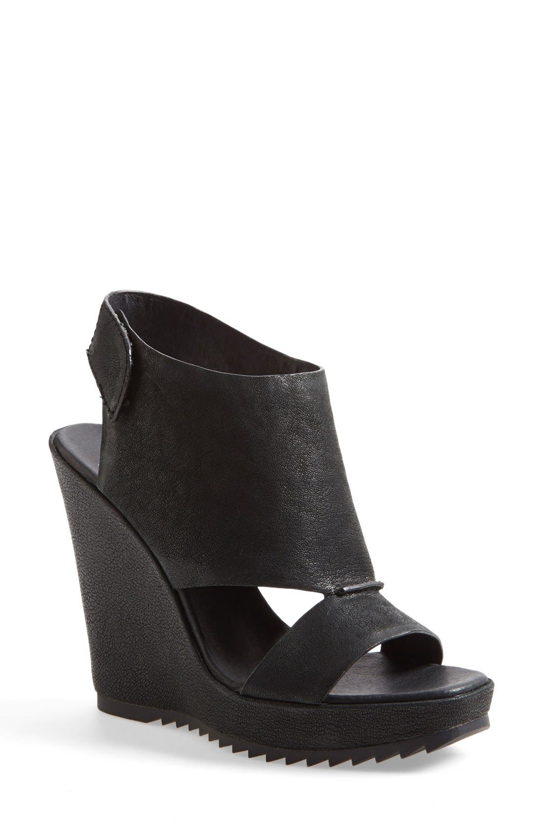 Vince Camuto 'Gevara' Leather Platform Wedge, Main, color, 