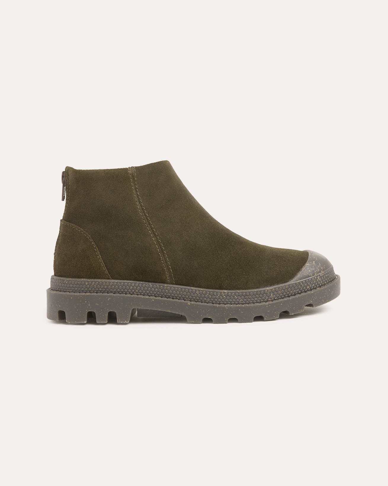 Celtic & Co. Toe Cap Ankle Boot, Main, color, Khaki