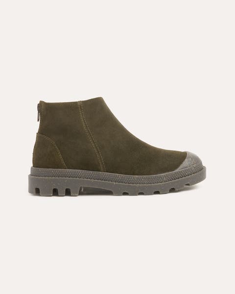 Toe Cap Ankle Boot